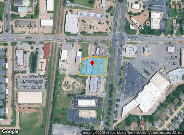  1569 S Broadway, Edmond, OK Parcel Map