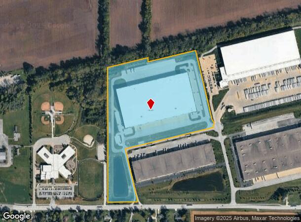  3248 N Distribution Way, Greenfield, IN Parcel Map