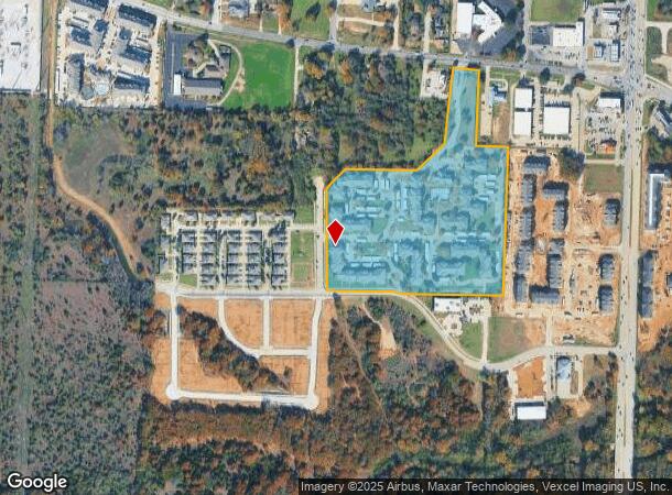 3500 E Mckinney St, Denton, TX Parcel Map