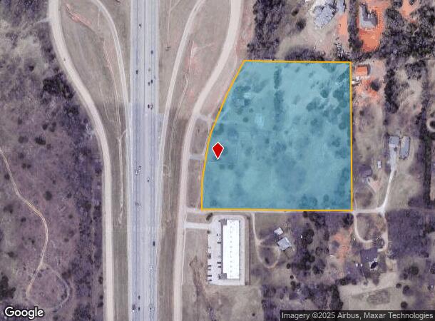  3400 E I 35 Frontage Rd, Edmond, OK Parcel Map