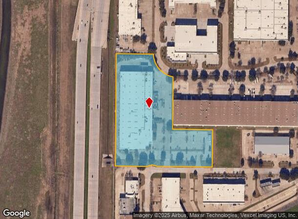  1728 Briercroft Ct, Carrollton, TX Parcel Map