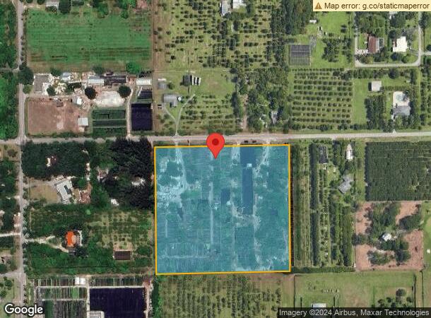  15490 Sw 240Th St, Homestead, FL Parcel Map