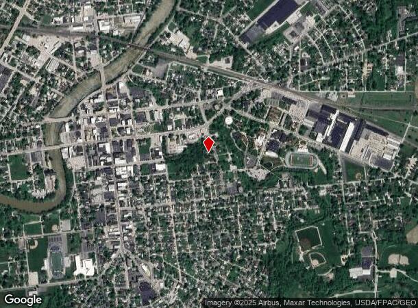  54 Circular St, Tiffin, OH Parcel Map