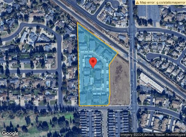  1257 Crom St, Manteca, CA Parcel Map