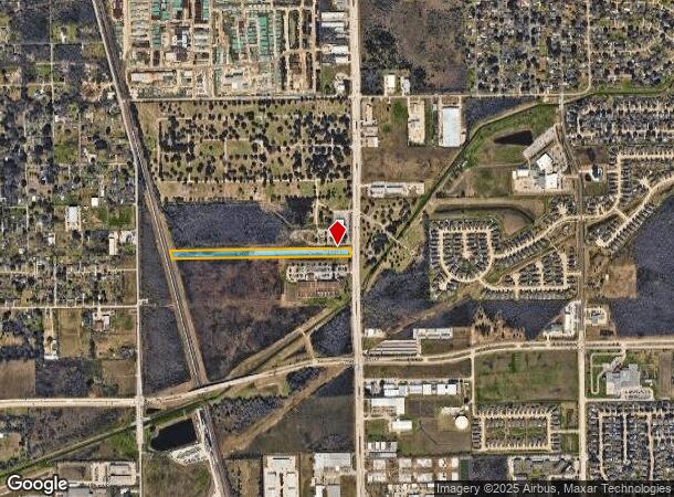 1416 N Main St, Pearland, TX Parcel Map