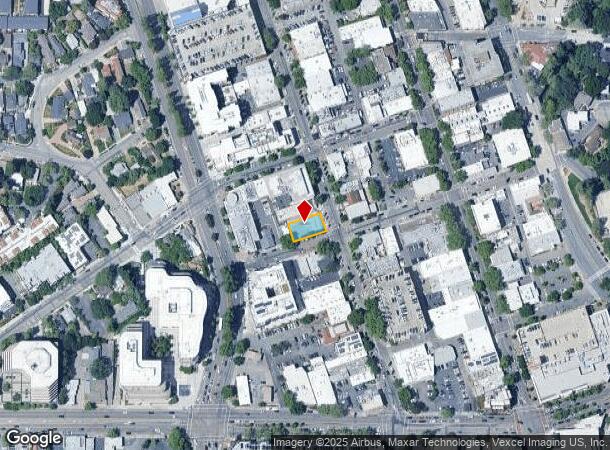  1403 Locust St, Walnut Creek, CA Parcel Map