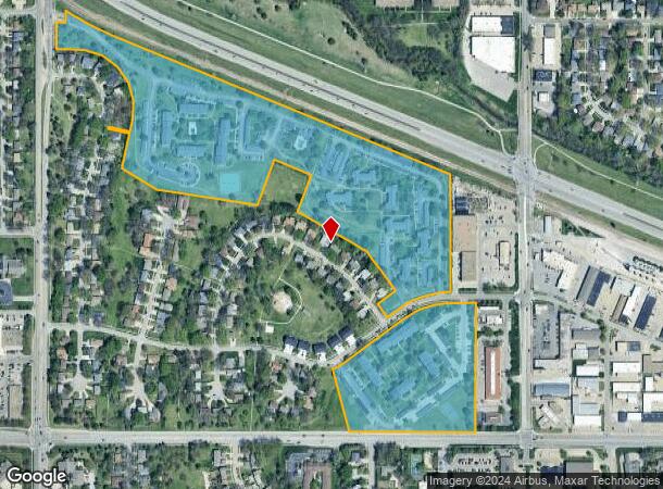  4600 Briarpark Dr, Lincoln, NE Parcel Map