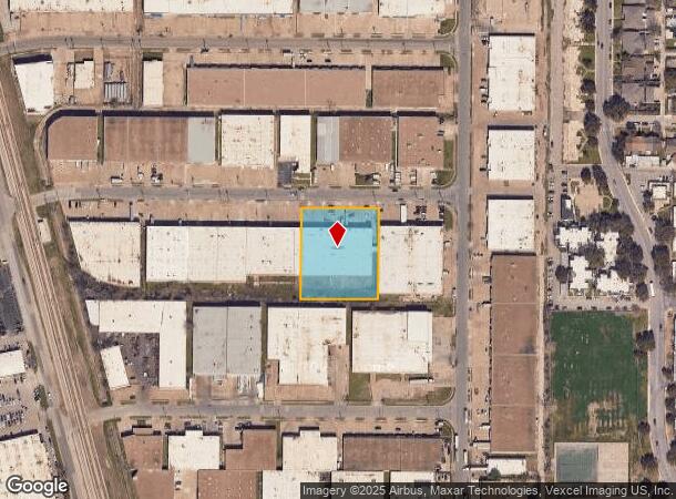  2930 Anode Ln, Dallas, TX Parcel Map