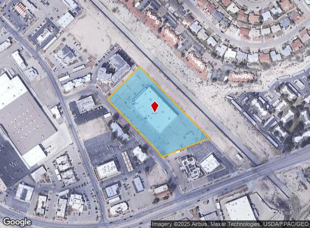  5850 Onix Dr, El Paso, TX Parcel Map