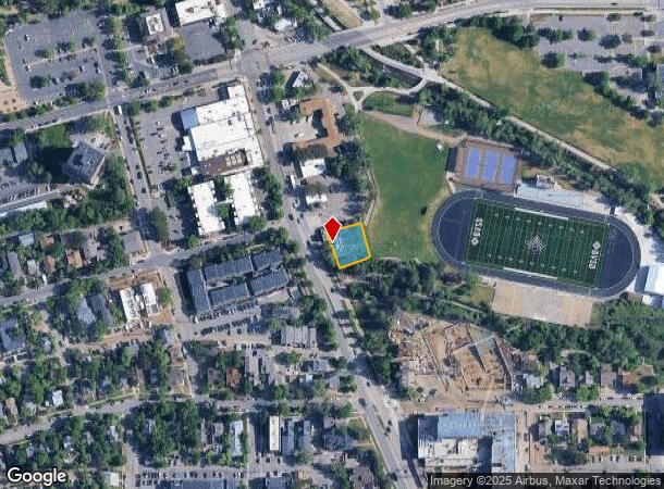 1590 Broadway, Boulder, CO Parcel Map