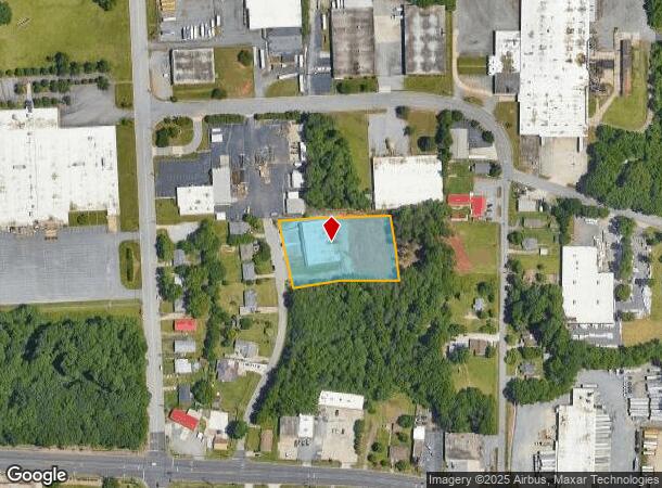  125 Henderson St, High Point, NC Parcel Map