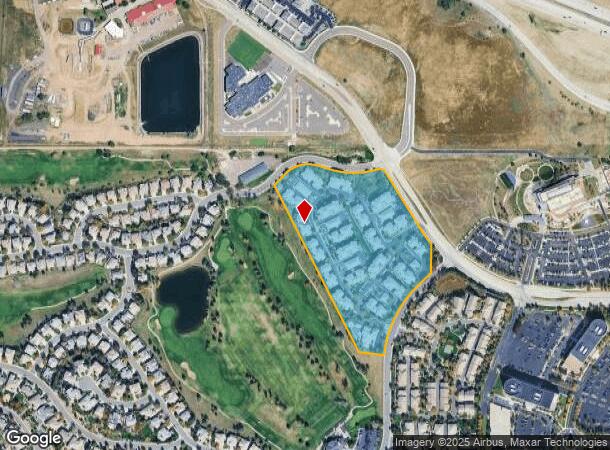 8827 Creekside Way, Highlands Ranch, CO Parcel Map