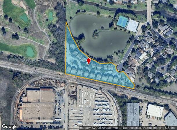 2610 Lakehill Ln, Carrollton, TX Parcel Map