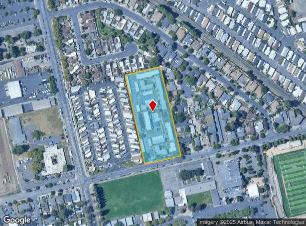  1600 Pueblo Ave, Napa, CA Parcel Map