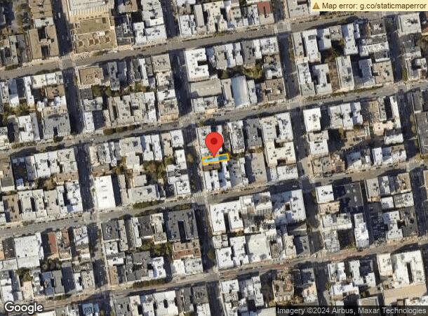  736 Leavenworth St, San Francisco, CA Parcel Map