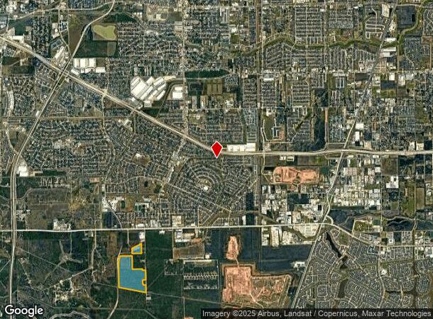  5616 Mchard Rd, Houston, TX Parcel Map