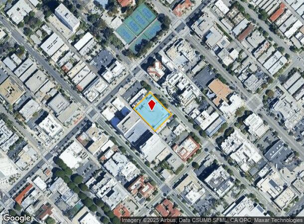  1212 7Th St, Santa Monica, CA Parcel Map