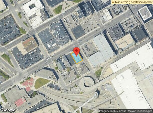  601 W Fort St, Detroit, MI Parcel Map