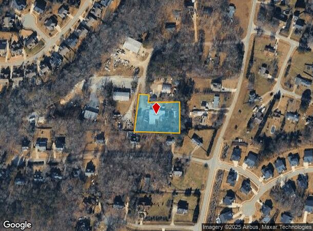  3737 Lucky Dr, Apex, NC Parcel Map