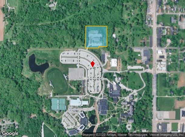  824 Elm St, Godfrey, IL Parcel Map