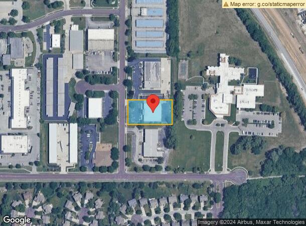  12603 Hemlock St, Overland Park, KS Parcel Map