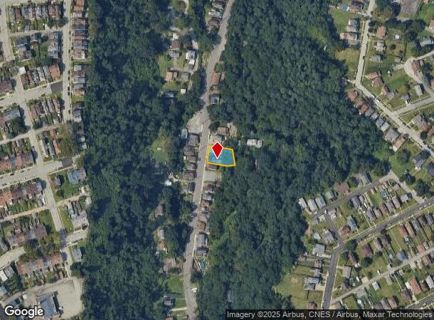  1129 Ravine St, Homestead, PA Parcel Map