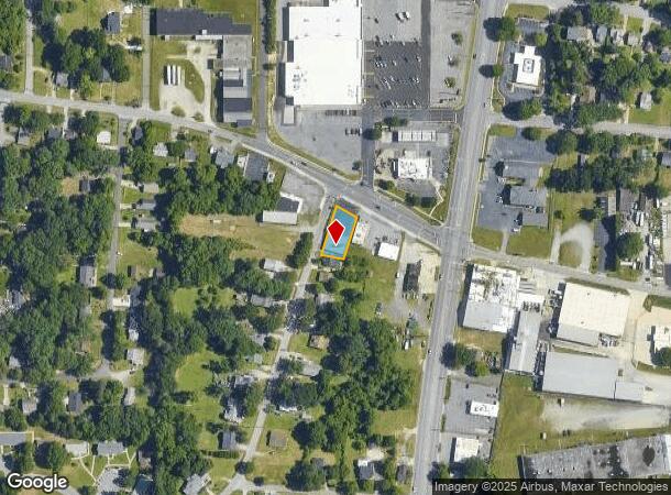  611 Burton Ave, High Point, NC Parcel Map