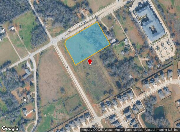 1340 W Broad St, Mansfield, TX Parcel Map