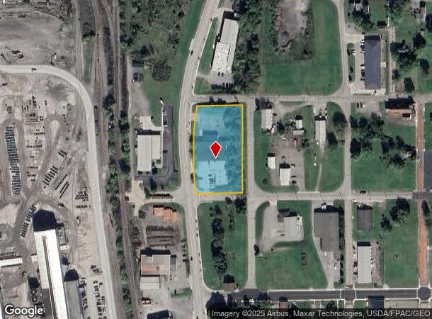  1105 Martin Luther King Jr Blvd, Farrell, PA Parcel Map