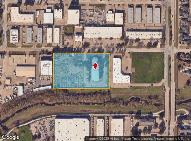 1437 Halsey Way, Carrollton, TX Parcel Map