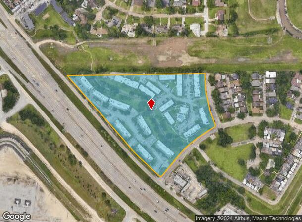  3400 Shady Hill Dr, Baytown, TX Parcel Map