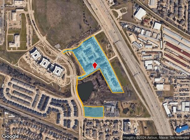  1801 N Summit Ave, Lewisville, TX Parcel Map