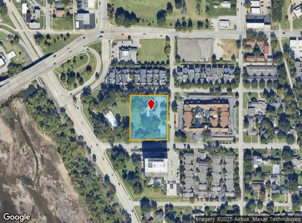  2210 S Main St, Tulsa, OK Parcel Map