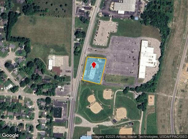  500 N Main St, New Carlisle, OH Parcel Map