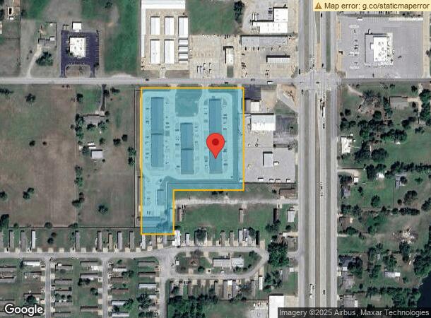  415 W Country Club Rd, Chickasha, OK Parcel Map