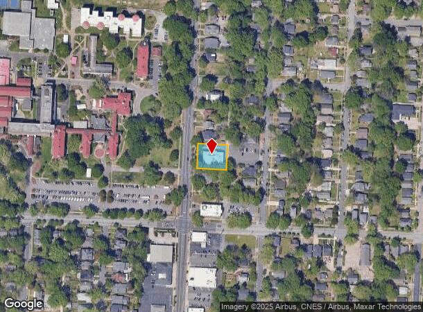  1210 Broad St, Durham, NC Parcel Map