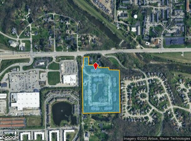  5803 W 10Th St, Indianapolis, IN Parcel Map
