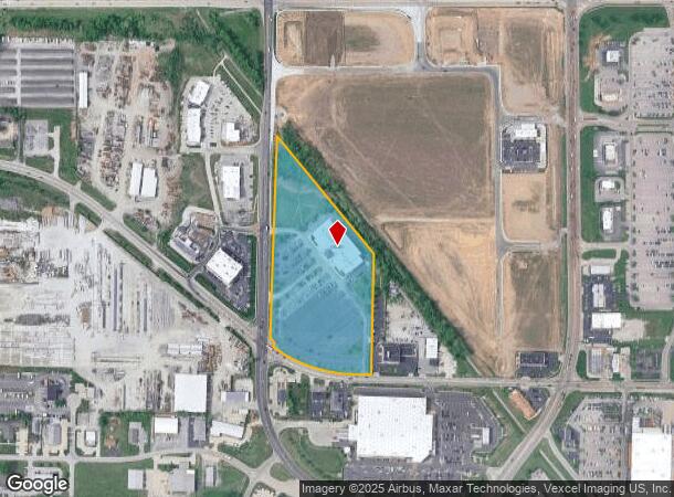  6633 Center Grove Rd, Edwardsville, IL Parcel Map