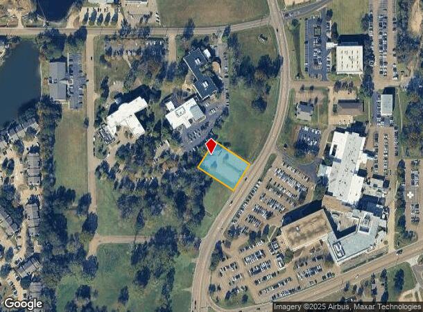  1029 River Oaks Dr, Flowood, MS Parcel Map