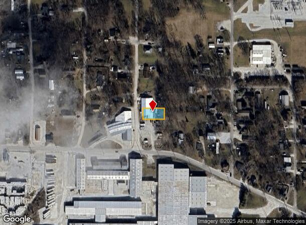 1351 N Ruffing Ave, Delphi, IN Parcel Map