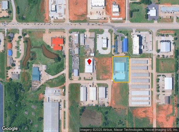  1209 E Highline Ln, Mustang, OK Parcel Map