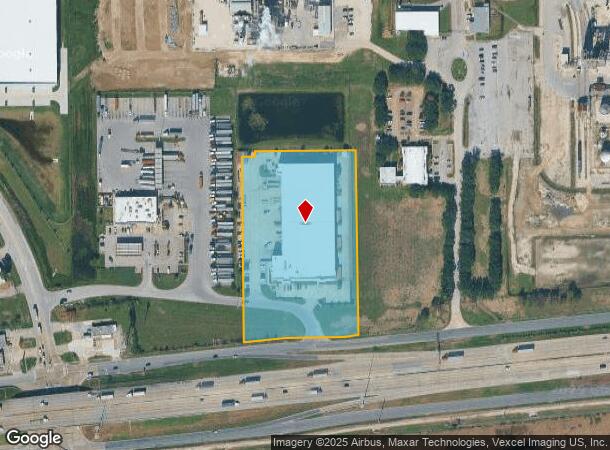 1321 La Porte Fwy, Pasadena, TX Parcel Map