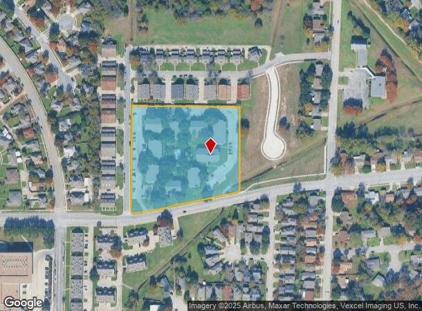 521 E Windsor Dr, Denton, TX Parcel Map