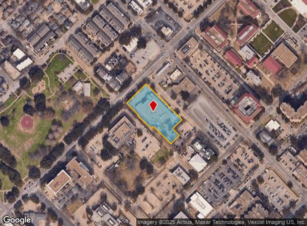  3604 Live Oak St, Dallas, TX Parcel Map