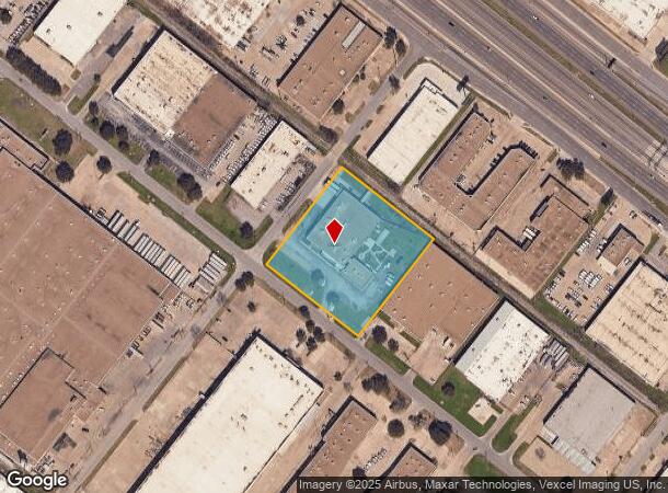  8800 Ambassador Row, Dallas, TX Parcel Map