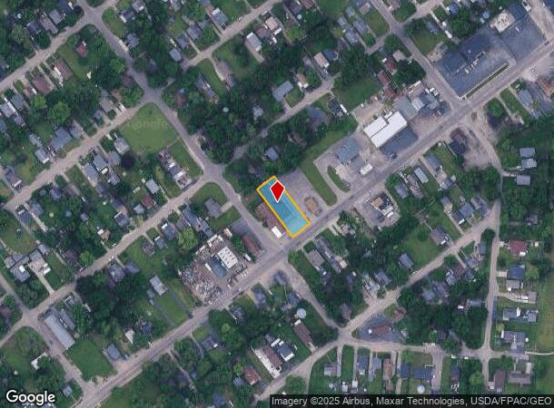  2505 Valley Pike, Dayton, OH Parcel Map