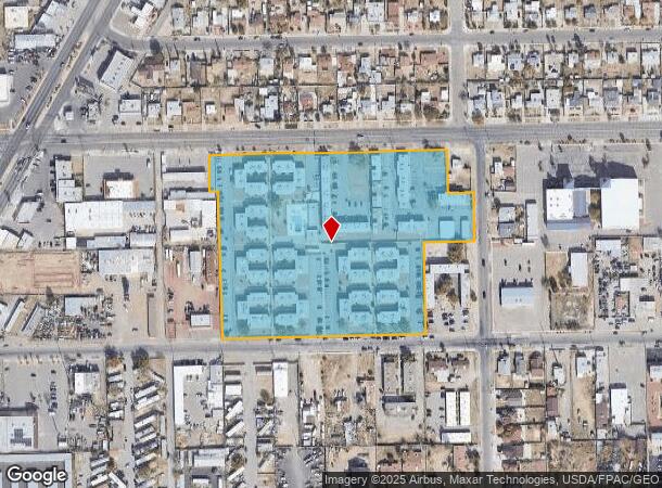  4554 Hercules Ave, El Paso, TX Parcel Map