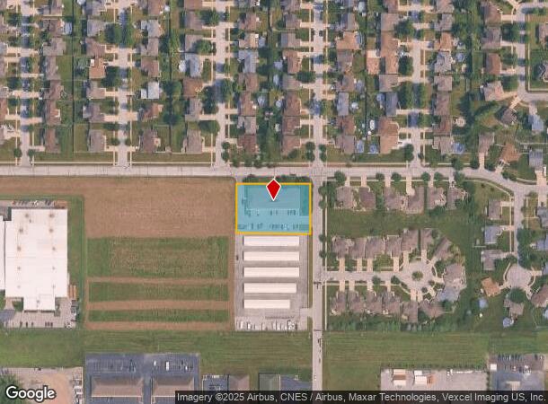  1155 Troutwine Rd, Crown Point, IN Parcel Map
