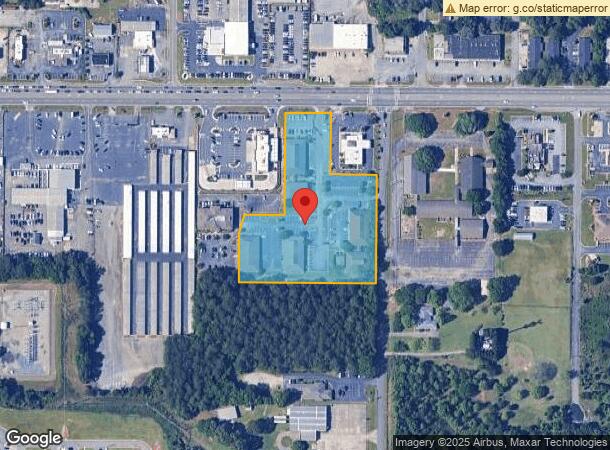  605 Russell Pkwy, Warner Robins, GA Parcel Map