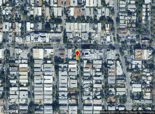  7542 Santa Monica Blvd, West Hollywood, CA Parcel Map